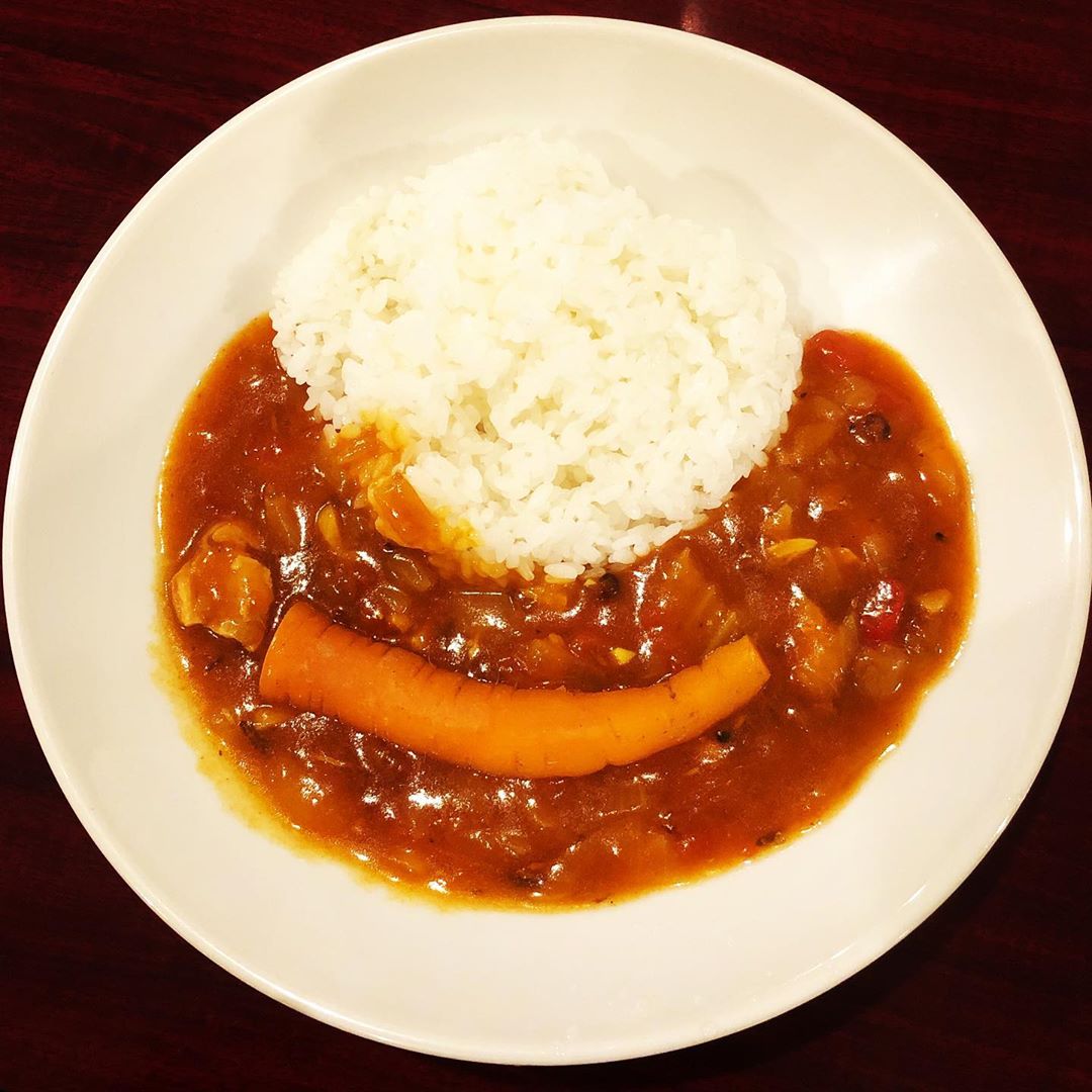 ニンジンで笑顔カレー