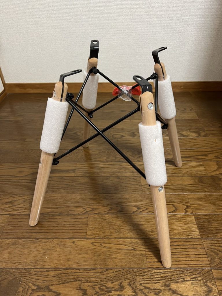 入っていたもの（脚部）